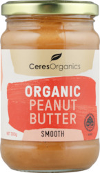 Organic Peanut Butter, Smooth - 300g