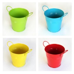 Metal buckets - 4 for the price of 3