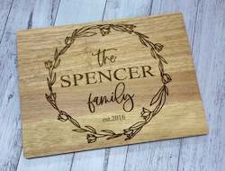Gift: Engraved Chopping Board