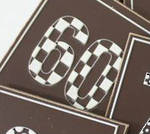 60th design chocolates - singles
