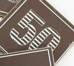 50th design chocolates - singles