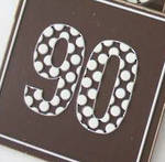 90th design chocolates - singles