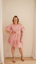 Dress Collection: All The Frills Dress - Pink
