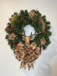 Wreaths: Rustic Deer Wreath