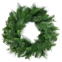 24" Mixed Pine Wreath