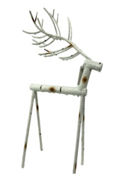 Shelf Sitter: Metal Reindeer