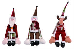 Santa, Snowman or Moose Shelf Hangers