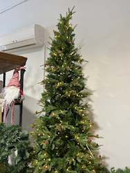 Christmas Trees: 9ft Pre-lit Mixed Pine Christmas Tree