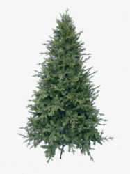 Christmas Trees: 7.5ft Pre-lit English Pine Christmas Tree