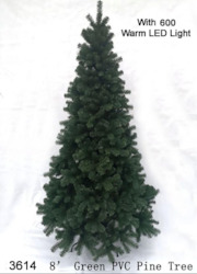 Christmas Trees: 8ft Pre-lit Christmas Tree