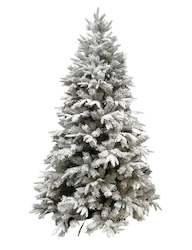 Christmas Trees: Mixed Pine Flocked Tree (2 Sizes Available)