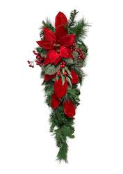 Wreaths: Red Velvet and Berry Teardrop