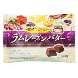 Snack: Meito Bite Patisserie Rum Raisin Butter Chocolate 132g