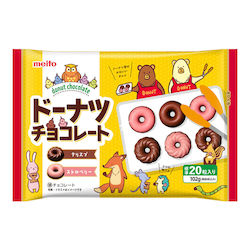 Meito Donut Chocolate Strawbery and Chrisp Choco Flavour (20pcs) 102g
