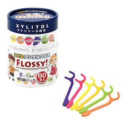 Frontpage: Flossy Fruits kids Dental Floss 60pcs
