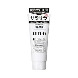 Shiseido UNO Whip Wash Black men Facial cleanser 130g