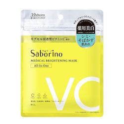 Saborino medical whitening Mask ALL-IN-ONE 10sheets