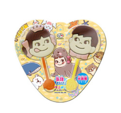 FIJIYA Boy&Girl Chocolate lollipop 2 pieces