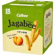 Calbee Jagabee light salt Potato chips 80g