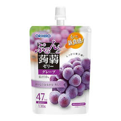 Frontpage: orihiro konjac juice jelly grape flavor 130g