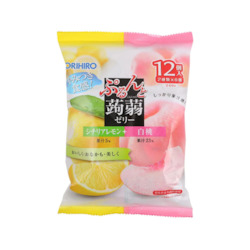 Orihiro Purunto Konjac lemon & white peach 20g*12