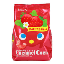 Tohato Caramel Corn Strawberry flavor 65g