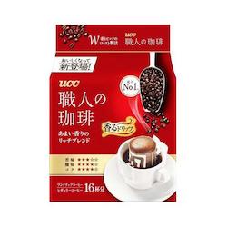 Snack: UCC Artisan Coffee Drip Coffee Rich Blend with Sweet Flavor 16 pcs