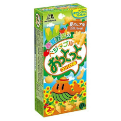 Snack: MORINAGA Ottotto fish shape biscuit soy vegetable flavor 50g