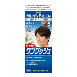 Hair: hoyu Men's Bigen hair dye 5 natural brown