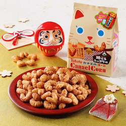 Snack: Tohato Caramel Corn chocolate flavor 65g limited edition package