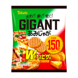 Snack: Tohato Thick Cut Potato Chips Cheese Pizza Flavor 60G