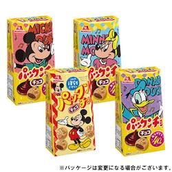 Morinaga Pakkuncho Disney Chocolate Filled Biscuits 43g random package