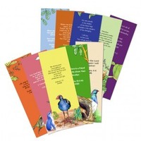A pack of ten native animal bookmarks