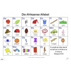 Afrikaans alphabet poster