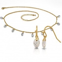 Jewellery: Sets / necklace pendant &. Earrings -(SM49b)