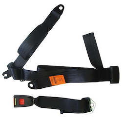 3 Point Seat Belt With Push Button Buckle