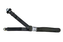 3 Point Seat Belt With Chrome-Button and Sleeve