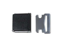 3pt Non Retractable: 3 Point Seat Belt With Black Textured Lift Latch