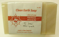 Soaps: Patchouli, Almond & Clay - normal to dry skin