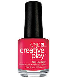 Creative Play Polish: CND CREATIVE PLAY - Well Red - Creme Finish