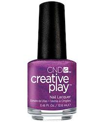 Creative Play Polish: CND CREATIVE PLAY - Rasin eyebrows - Satin Finish