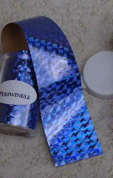 Nail Art Foils Micro Glitter And Rhinestones: Periwinkle Nail Foil
