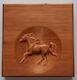 NZ Wooden Horse Sign - Carved