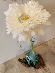 Molten Glass Stem Vase