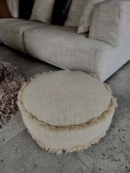 Frontpage: FRAYED FLOOR CUSHION