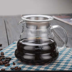 Coffee: Glass Coffee Pot Cloud Shaped Coffee Kettle Reusable Coffee Pot Heat Resistant Teapot Coffee