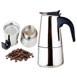 Coffee: Stainless steel 304 Moka Pot Coffee Maker Stovetop Espresso Maker