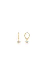 Direct selling - jewellery: The Evil Eye Hoops - Gold