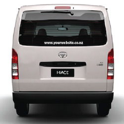 Vehicles Branding Signs Auckland Nz: DIY Vehicle Branding - Window Banner Decal