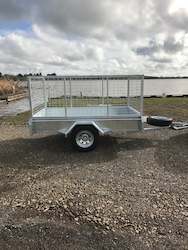 Frontpage: 8x5 Single Axle 900mm High Caged Tilt Trailer - GIVE US A CALL